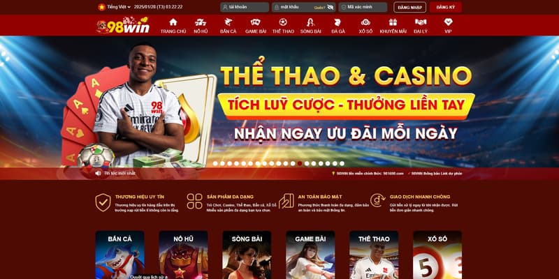 Hành trình phát triển của cổng game nổ hũ 98win